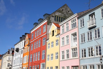 Fototapeta na wymiar Copenhagen - Nyhavn street