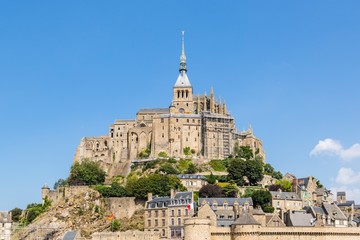 Fototapeta na wymiar Mont St Michel, Normandia, Francja