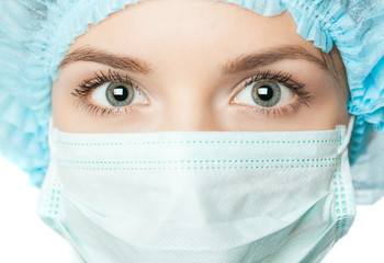 Doctor with surgical mask