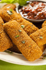 Homemade Fried Mozzarella Sticks