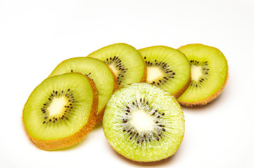 Fototapeta premium Sliced kiwi fruit