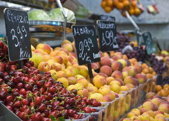 Fresh food market Barcelona
