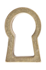 Keyhole white background