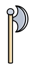 Axe - Cartoon Vector Illustration
