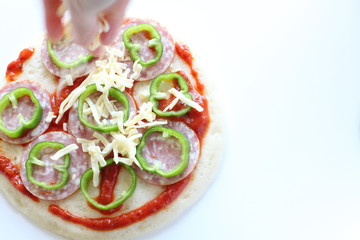 homemade pizza