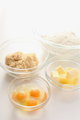 baking ingredient, butter and egg