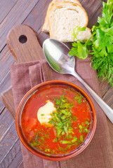 fresh beet soup
