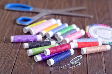 threads and scissors