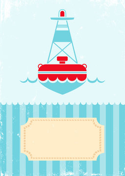 illustration of buoy