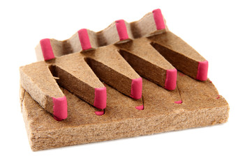 Dry fuel, isolated on white