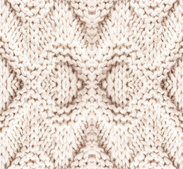 White knitting background texture. High resolution Knit woolen F