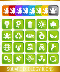 SQUARE ECOLOGY ICONS