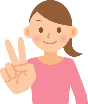 recommend clip art: 女性