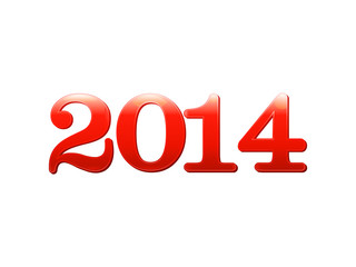 abstract glossy new year text