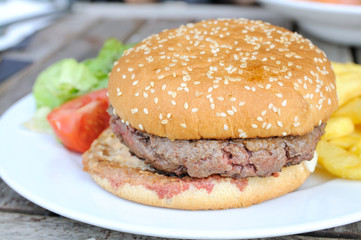 American burger