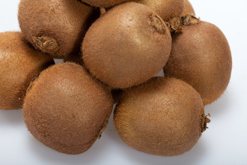 kiwi fruit isolated on white background