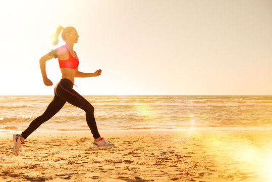 Joggen am Meer