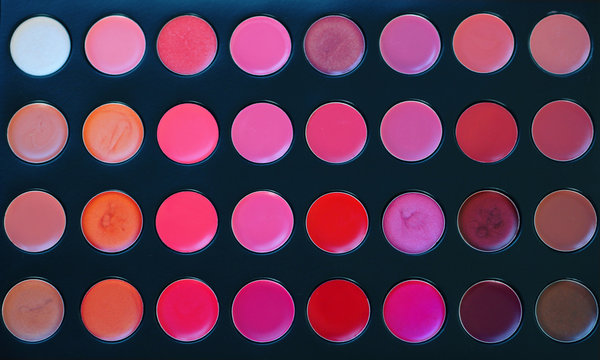 Makeup: professional lip palette