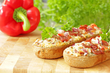 Salami-Baguette