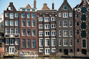 Fototapeta premium Hausfassade in Amsterdam
