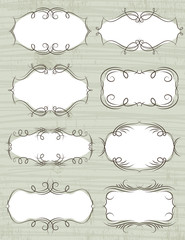 Set of special  labels and banners