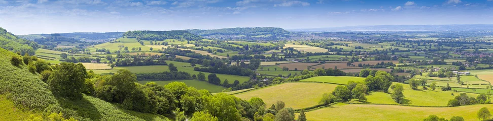 Fototapeten Idyllic rural landscape, Cotswolds UK © travelwitness