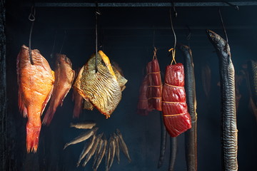Marine fish from smokehouse is a great source of omega 3