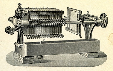 Plate-and-Frame Filter press (ca. 1920)