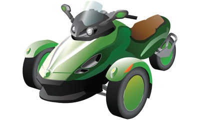 Scooter Tricycle green