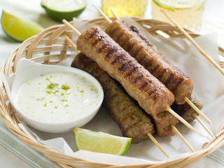 Minced meat kebab