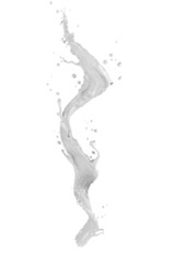 Milk splash isolated on white - 55375553