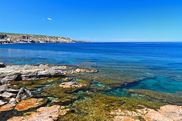 Sardinia - shore in San Pietro island