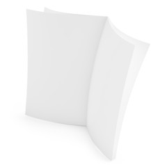 3d blank newspaper