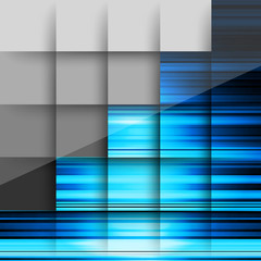 Obraz premium Abstract background with colored lines on paper layers