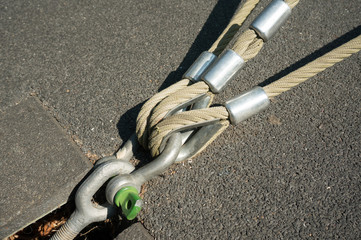 ropes with metal hoops