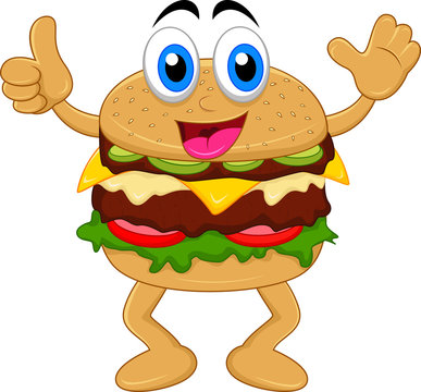 burger cartoon characters
