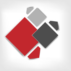 Background with abstract blank for text