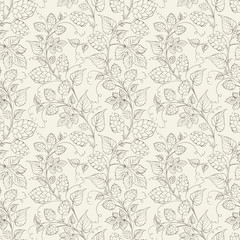 Hop seamless pattern.