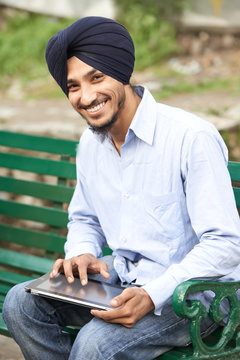Young Adult Indian Sikh Man