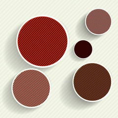 Paper origami speech bubble. Colored blank for text