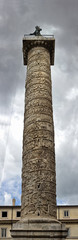 The column of Emperor Trajan in Rome - Panorama