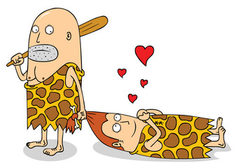 prehistoric couple