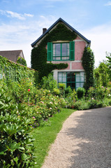 Haus von Claude Monet in Giverny, Frankreich