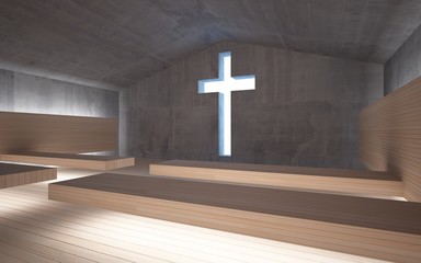 Abstract modern church