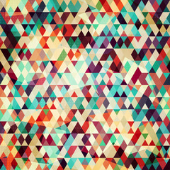 gekleurd driehoek naadloos patroon