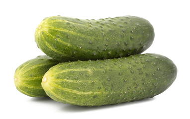 cucumber isolated on white background