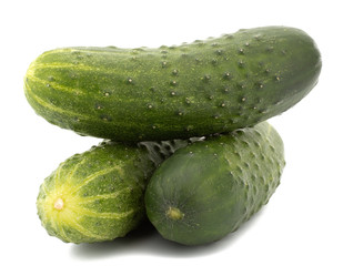 cucumber isolated on white background