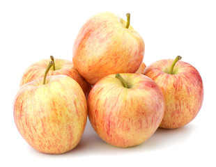 juicy apples isolated on white background