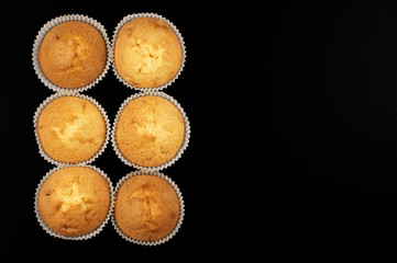 Six cupcakes