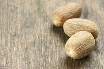 Nutmeg close-up